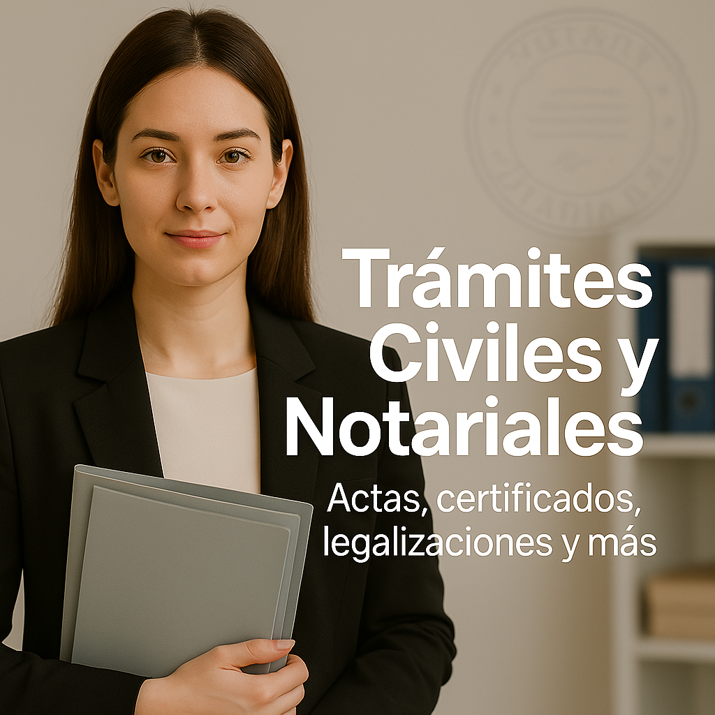 Trámites Civiles y Notariales
