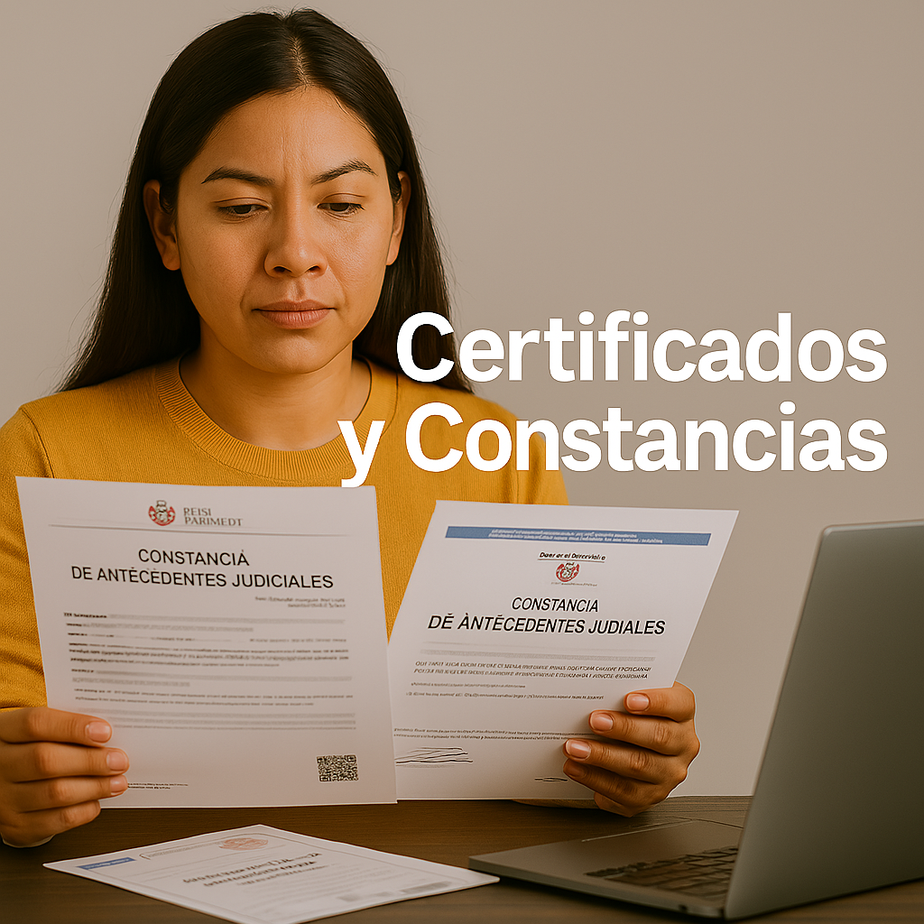 Certificados y Constancias