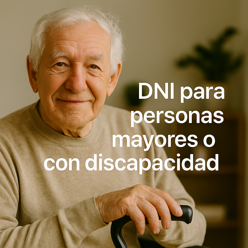 DNI para personas mayores o con discapacidad