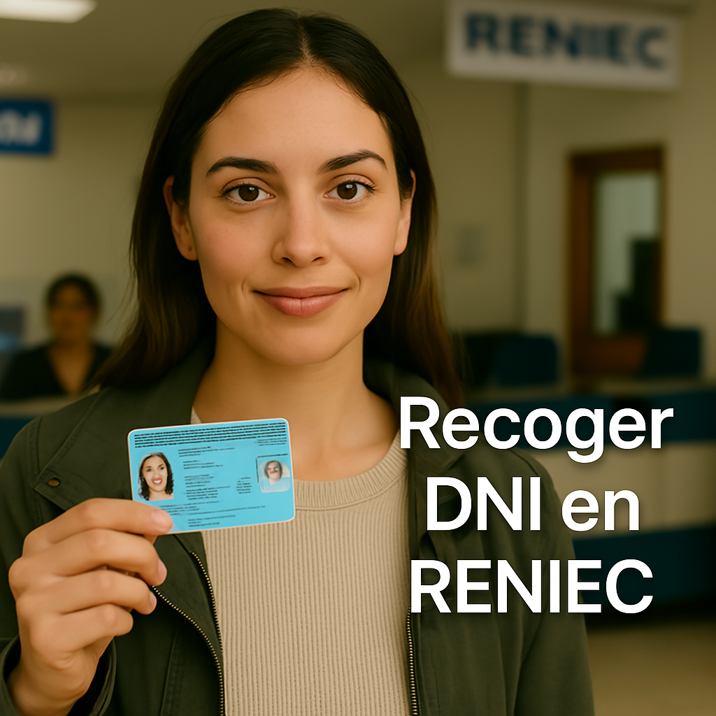 Recoger DNI en RENIEC