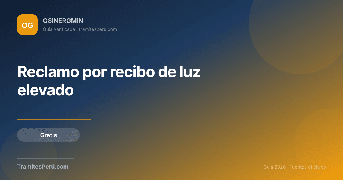 Reclamo por recibo de luz elevado: cómo reclamar a tu empresa y apelar ...